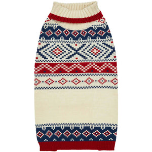 Suéter Navideño Chic Creamy Fair Isle