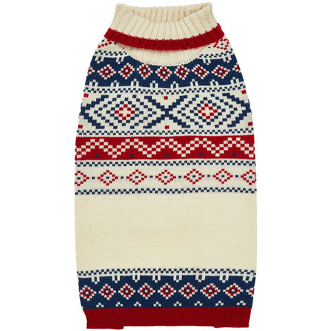 Suéter Navideño Chic Creamy Fair Isle