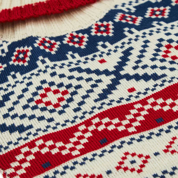 Suéter Navideño Chic Creamy Fair Isle