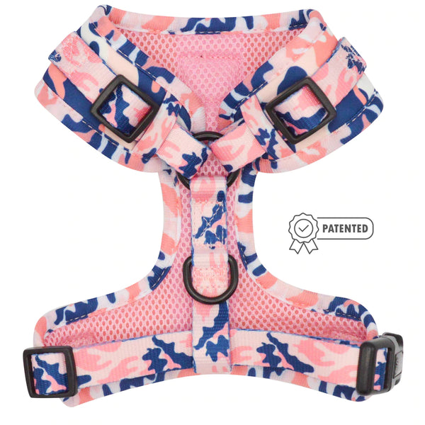 Arnés Ajustable Pink Camopaws