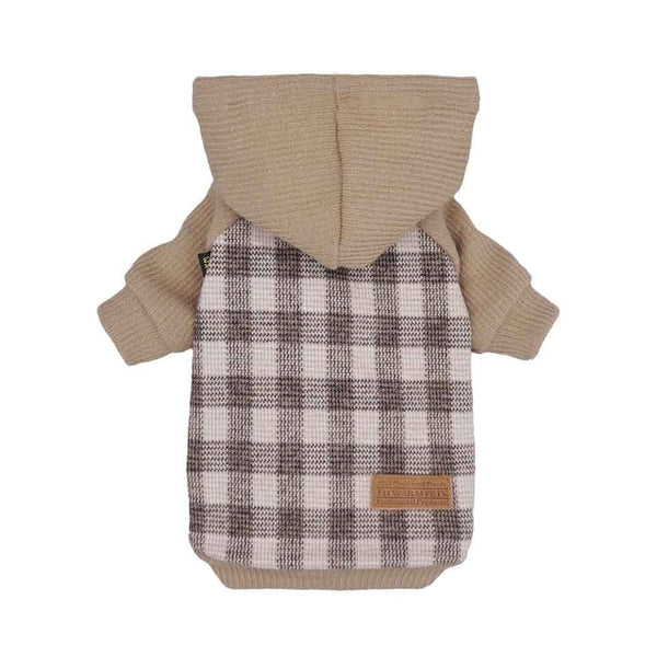 Sudadero Plaid Khaki