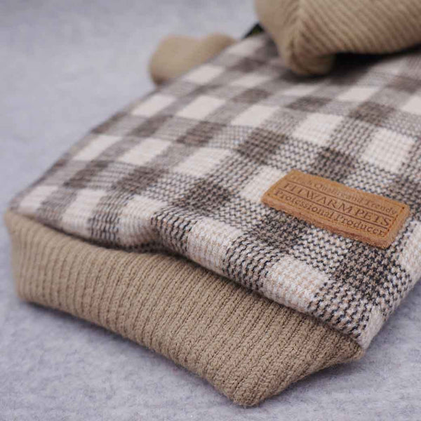 Sudadero Plaid Khaki